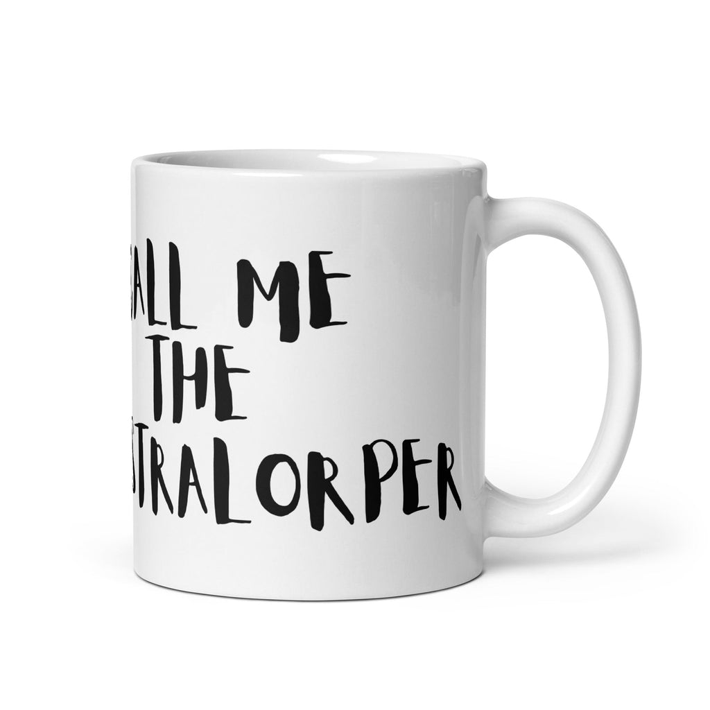 Australorp White glossy mug
